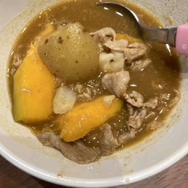 かぼちゃとじゃがのカレー